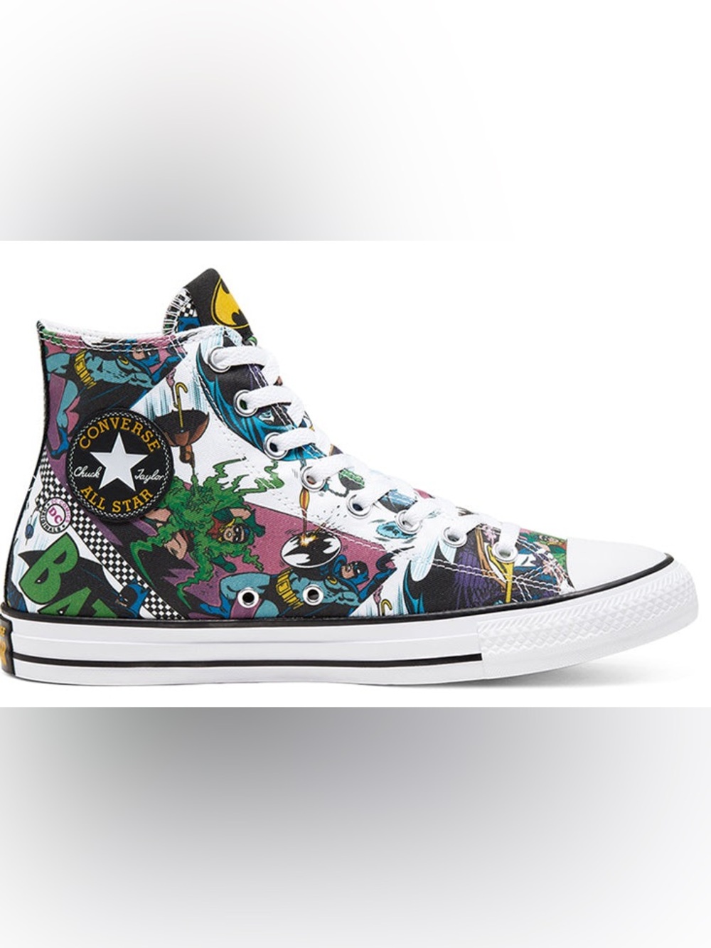Converse Toddler Chuck Taylor All Star DC Comics Batman hightop sneaker sz 8 GUC